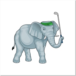 Elephant Golf Golf club Posters and Art